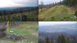 Sdružený snímek okolí chaty Myslivna