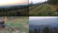 Sdružený snímek okolí chaty Myslivna