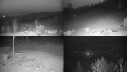 Sdružený snímek okolí chaty Myslivna