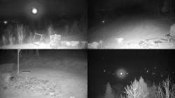 Sdružený snímek okolí chaty Myslivna