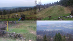 Sdružený snímek okolí chaty Myslivna