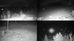 Sdružený snímek okolí chaty Myslivna