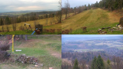 Sdružený snímek okolí chaty Myslivna