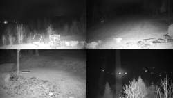 Sdružený snímek okolí chaty Myslivna