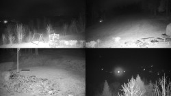 Sdružený snímek okolí chaty Myslivna