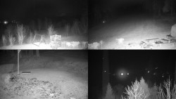 Sdružený snímek okolí chaty Myslivna