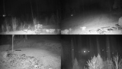 Sdružený snímek okolí chaty Myslivna