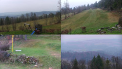 Sdružený snímek okolí chaty Myslivna