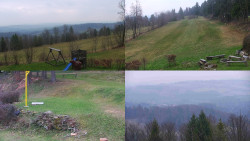 Sdružený snímek okolí chaty Myslivna