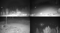 Sdružený snímek okolí chaty Myslivna