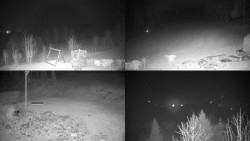 Sdružený snímek okolí chaty Myslivna