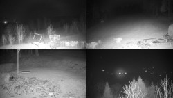 Sdružený snímek okolí chaty Myslivna