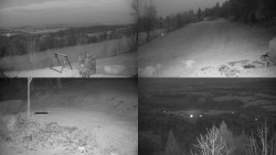 Sdružený snímek okolí chaty Myslivna