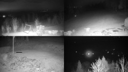 Sdružený snímek okolí chaty Myslivna