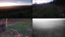 Sdružený snímek okolí chaty Myslivna