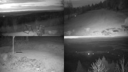 Sdružený snímek okolí chaty Myslivna