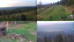 Sdružený snímek okolí chaty Myslivna