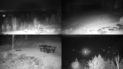 Sdružený snímek okolí chaty Myslivna