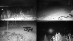 Sdružený snímek okolí chaty Myslivna