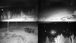 Sdružený snímek okolí chaty Myslivna