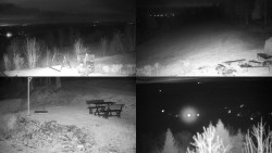 Sdružený snímek okolí chaty Myslivna