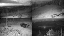 Sdružený snímek okolí chaty Myslivna