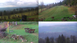 Sdružený snímek okolí chaty Myslivna