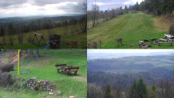 Sdružený snímek okolí chaty Myslivna