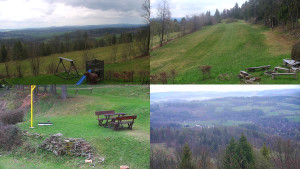 Chata Myslivna SKP Olomouc - Sdružený snímek okolí chaty Myslivna - 20.4.2026 v 14:00 Chata Myslivna SKP Olomouc - Sdružený snímek okolí chaty Myslivna - 20.4.2026 v 14:00
