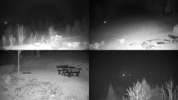 Sdružený snímek okolí chaty Myslivna