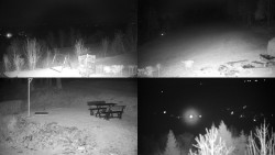 Sdružený snímek okolí chaty Myslivna