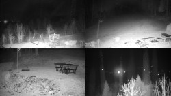 Sdružený snímek okolí chaty Myslivna