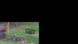 Sdružený snímek okolí chaty Myslivna