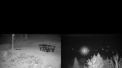 Sdružený snímek okolí chaty Myslivna