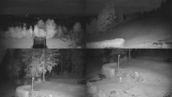 Composite photo of the surroundings of the Myslivna cabin