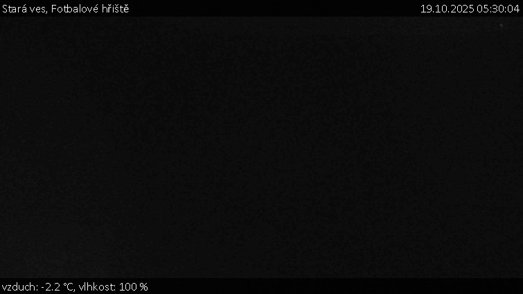 Stará ves - Fotbalové hřiště - 19.10.2025 v 05:30 Stará ves - Fotbalové hřiště - 19.10.2025 v 05:30