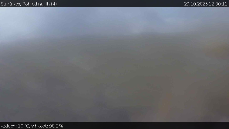Stará ves - Pohled na jih (4) - 29.10.2025 v 12:30 Stará ves - Pohled na jih (4) - 29.10.2025 v 12:30