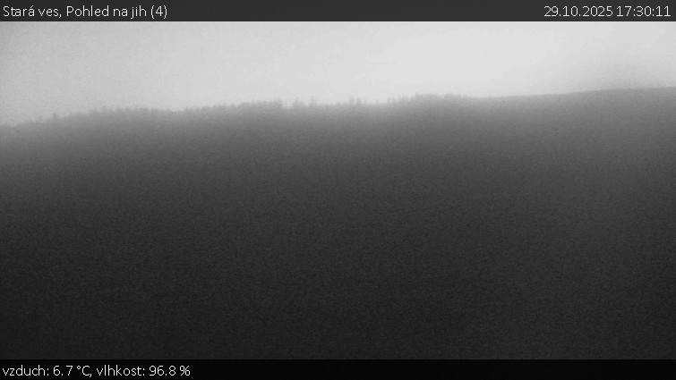 Stará ves - Pohled na jih (4) - 29.10.2025 v 17:30 Stará ves - Pohled na jih (4) - 29.10.2025 v 17:30