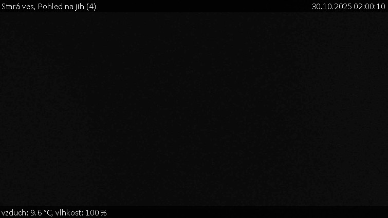Stará ves - Pohled na jih (4) - 30.10.2025 v 02:00 Stará ves - Pohled na jih (4) - 30.10.2025 v 02:00