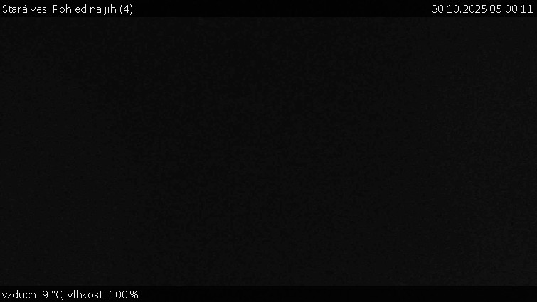 Stará ves - Pohled na jih (4) - 30.10.2025 v 05:00 Stará ves - Pohled na jih (4) - 30.10.2025 v 05:00