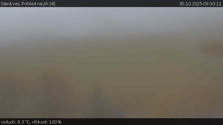 Stará ves - Pohled na jih (4) - 30.10.2025 v 08:30 Stará ves - Pohled na jih (4) - 30.10.2025 v 08:30