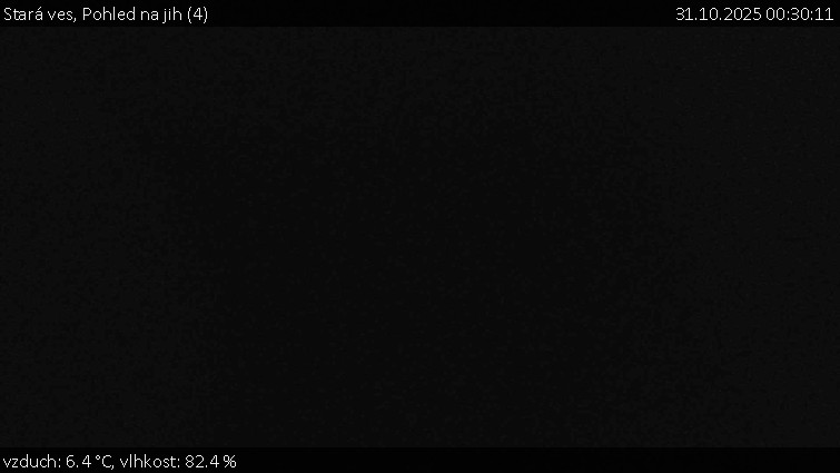 Stará ves - Pohled na jih (4) - 31.10.2025 v 00:30 Stará ves - Pohled na jih (4) - 31.10.2025 v 00:30