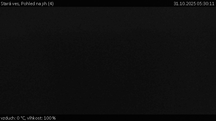 Stará ves - Pohled na jih (4) - 31.10.2025 v 05:30 Stará ves - Pohled na jih (4) - 31.10.2025 v 05:30