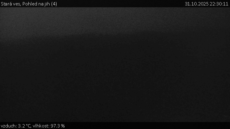Stará ves - Pohled na jih (4) - 31.10.2025 v 22:30 Stará ves - Pohled na jih (4) - 31.10.2025 v 22:30