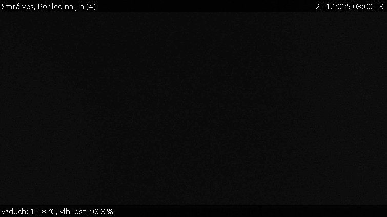 Stará ves - Pohled na jih (4) - 2.11.2025 v 03:00 Stará ves - Pohled na jih (4) - 2.11.2025 v 03:00