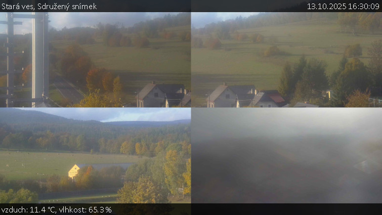 Stará ves - Sdružený snímek - 13.10.2025 v 16:30 Stará ves - Sdružený snímek - 13.10.2025 v 16:30
