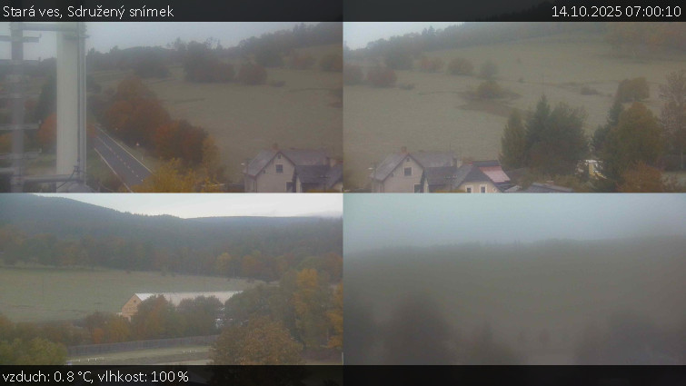 Stará ves - Sdružený snímek - 14.10.2025 v 07:00 Stará ves - Sdružený snímek - 14.10.2025 v 07:00