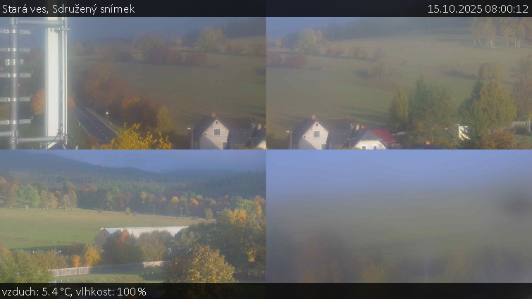Stará ves - Sdružený snímek - 15.10.2025 v 08:00 Stará ves - Sdružený snímek - 15.10.2025 v 08:00