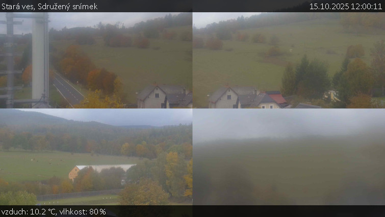 Stará ves - Sdružený snímek - 15.10.2025 v 12:00 Stará ves - Sdružený snímek - 15.10.2025 v 12:00