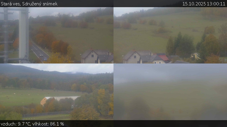 Stará ves - Sdružený snímek - 15.10.2025 v 13:00 Stará ves - Sdružený snímek - 15.10.2025 v 13:00